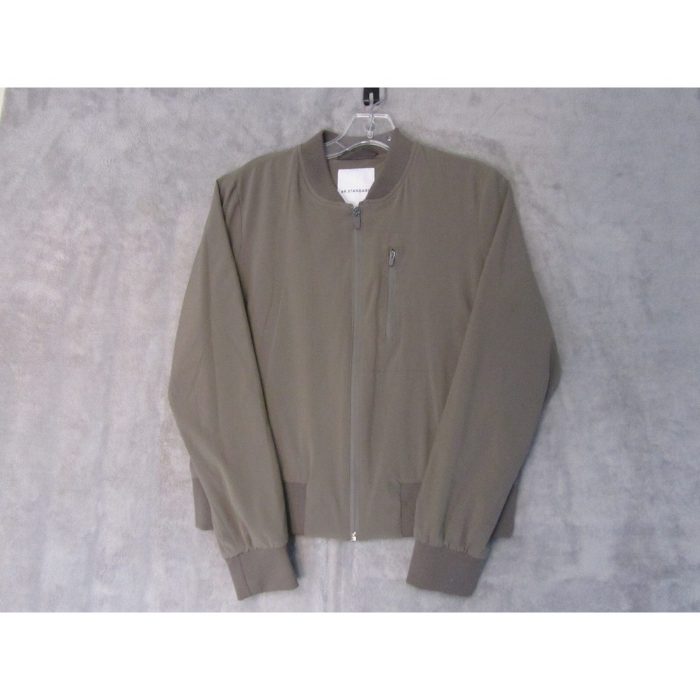 Banana Republic Standard Small Olive Green Full Zip Track Jacket RN54023